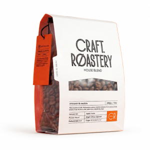 Craft Roastery white coffee bag - كيس قهوة كرافت روستري الأبيض